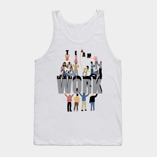 Teamwork Tank Top by Quick Brown Fox Canada 